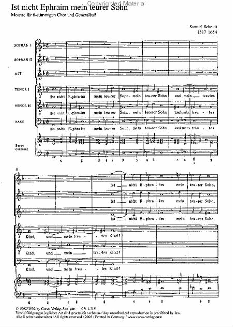 Ist nicht Ephraim mein teurer Sohn? SSA scores gallery preview page 2