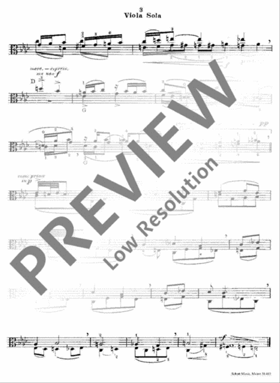 Elegy Violin Solo scores gallery preview page 7