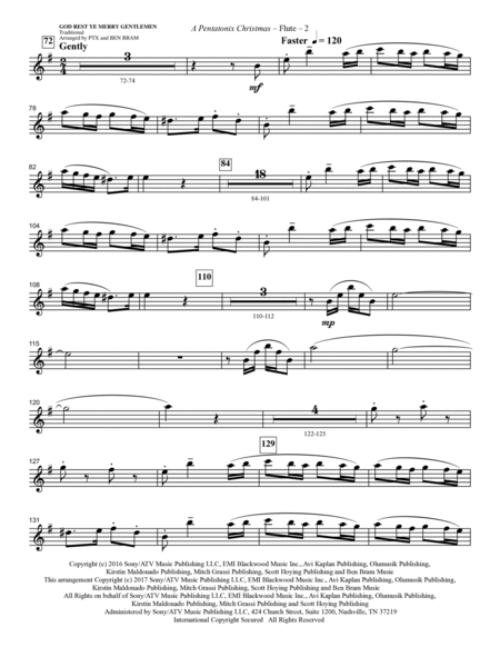 A Pentatonix Christmas (Medley) (arr. Mark Brymer) - Flute