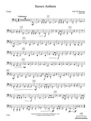 Sussex Anthem: Tuba