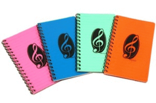 Notebook Trebleef Assorted Colours