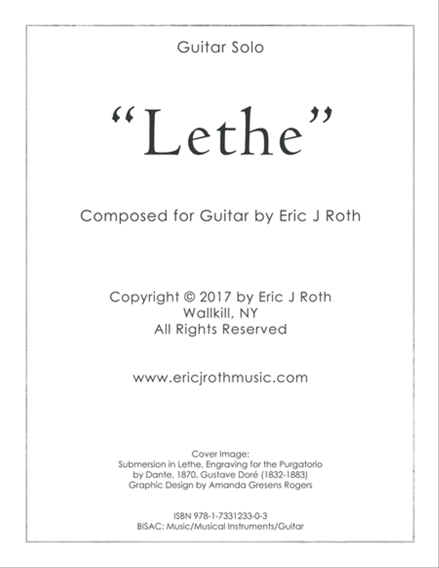 Lethe Guitar Solo scores gallery preview page 2