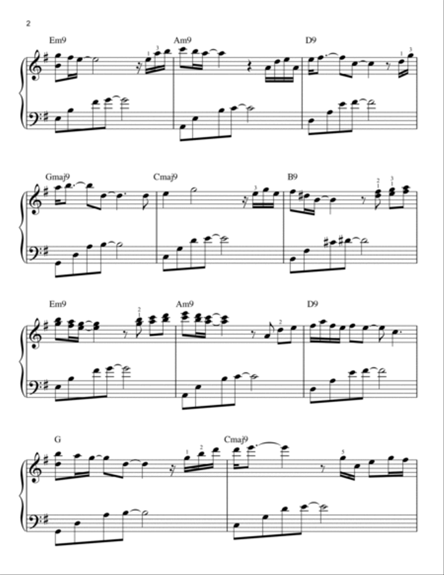 Thanksgiving Thanksgiving Easy Piano scores gallery preview page 2