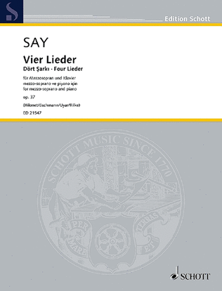 Book cover for Four Lieder