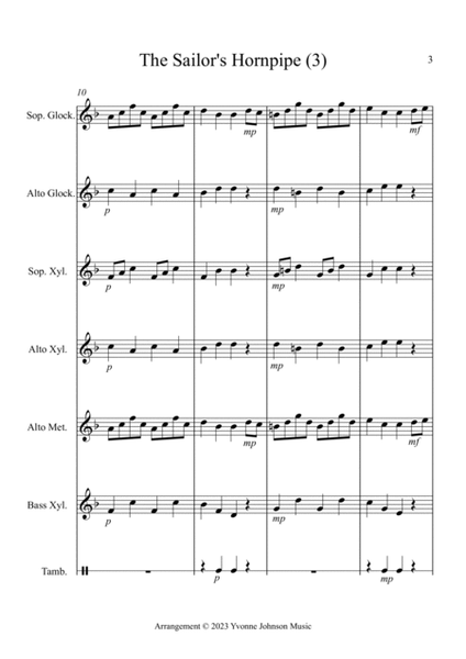 The Sailor's Hornpipe - For Orff Ensemble image number null