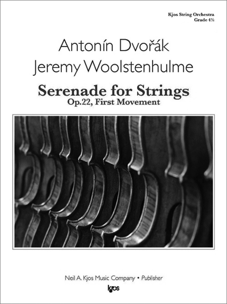 Serenade for Strings, Op. 22, 1st Movement - Score