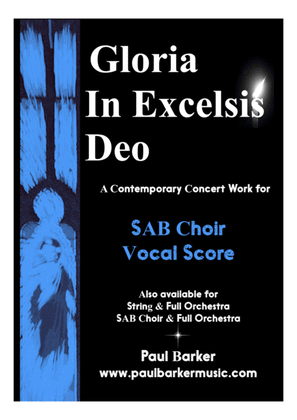 Gloria In Excelsis Deo (SAB Choir Score)