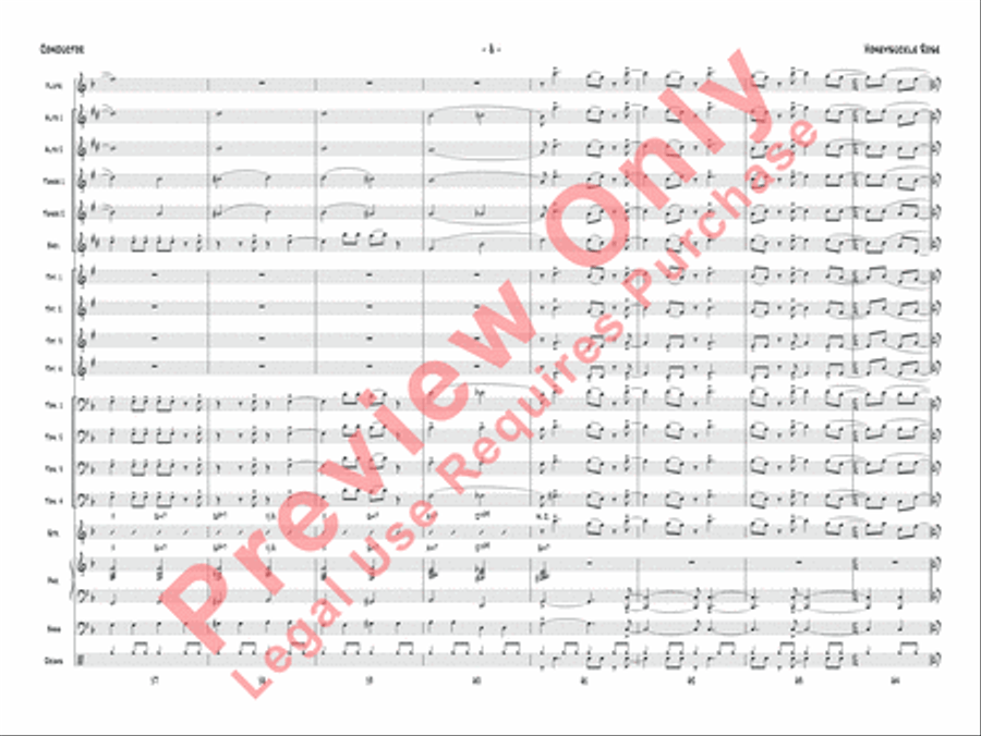 Honeysuckle Rose Jazz Ensemble scores gallery preview page 11