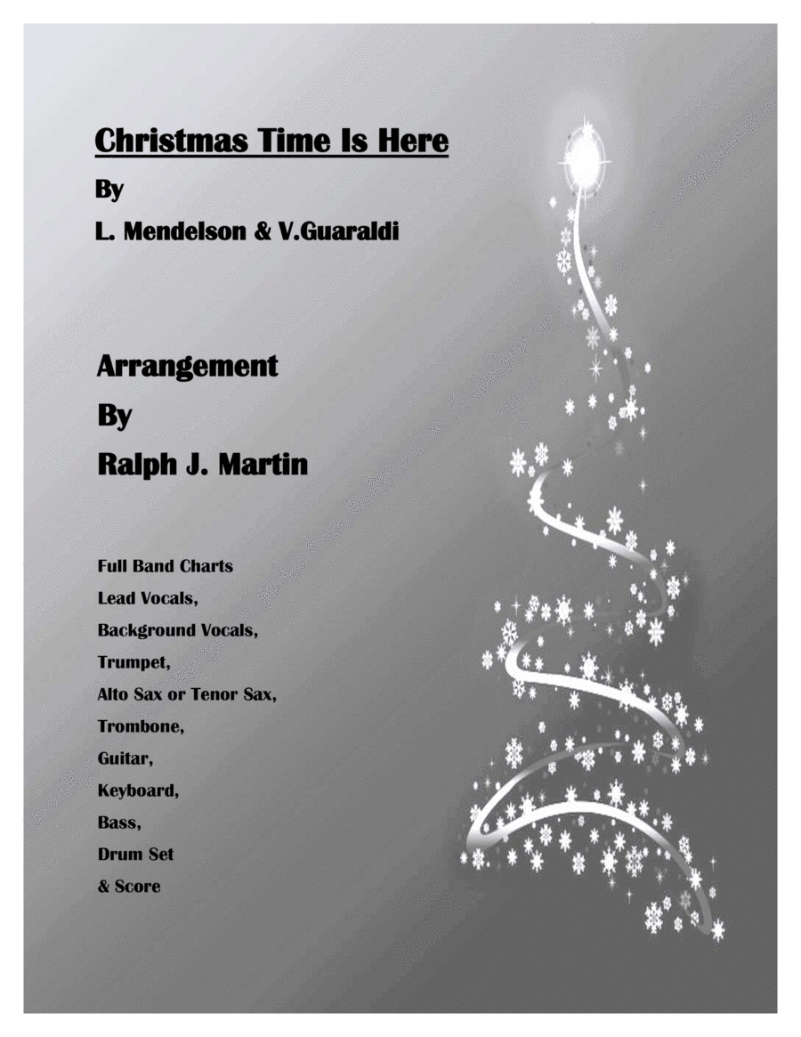 Christmas Time Is Here Christmas Time Is Here Jazz Ensemble scores gallery preview page 1