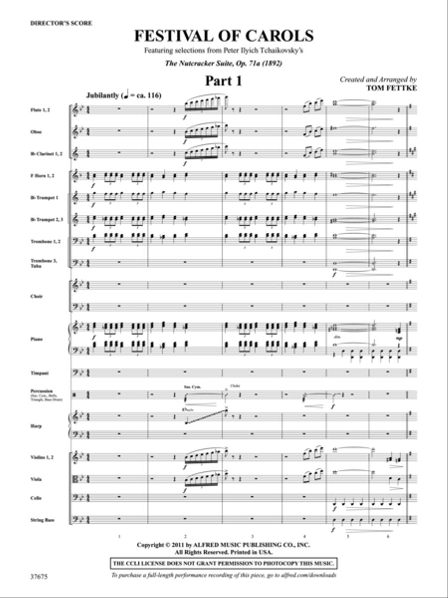 Festival of Carols Choir scores gallery preview page 46