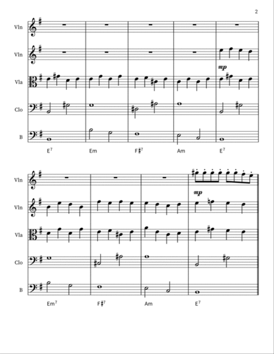 Arisian Sonata Small Ensemble scores gallery preview page 2