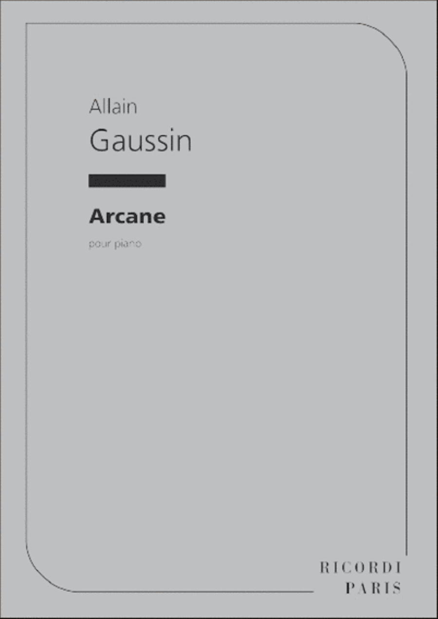 Arcane Piano Arcane Piano Piano Solo scores gallery preview page 1