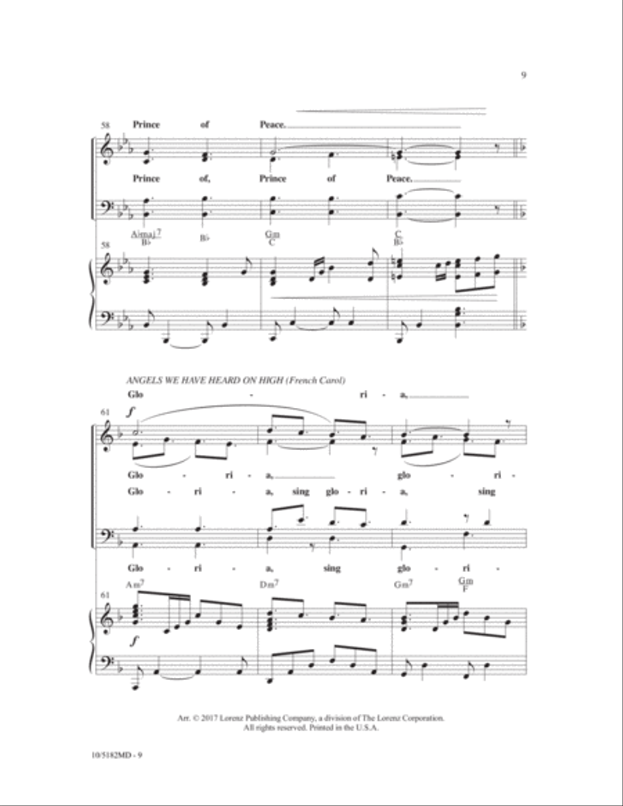 Jesus, Prince of Peace 4-Part scores gallery preview page 8