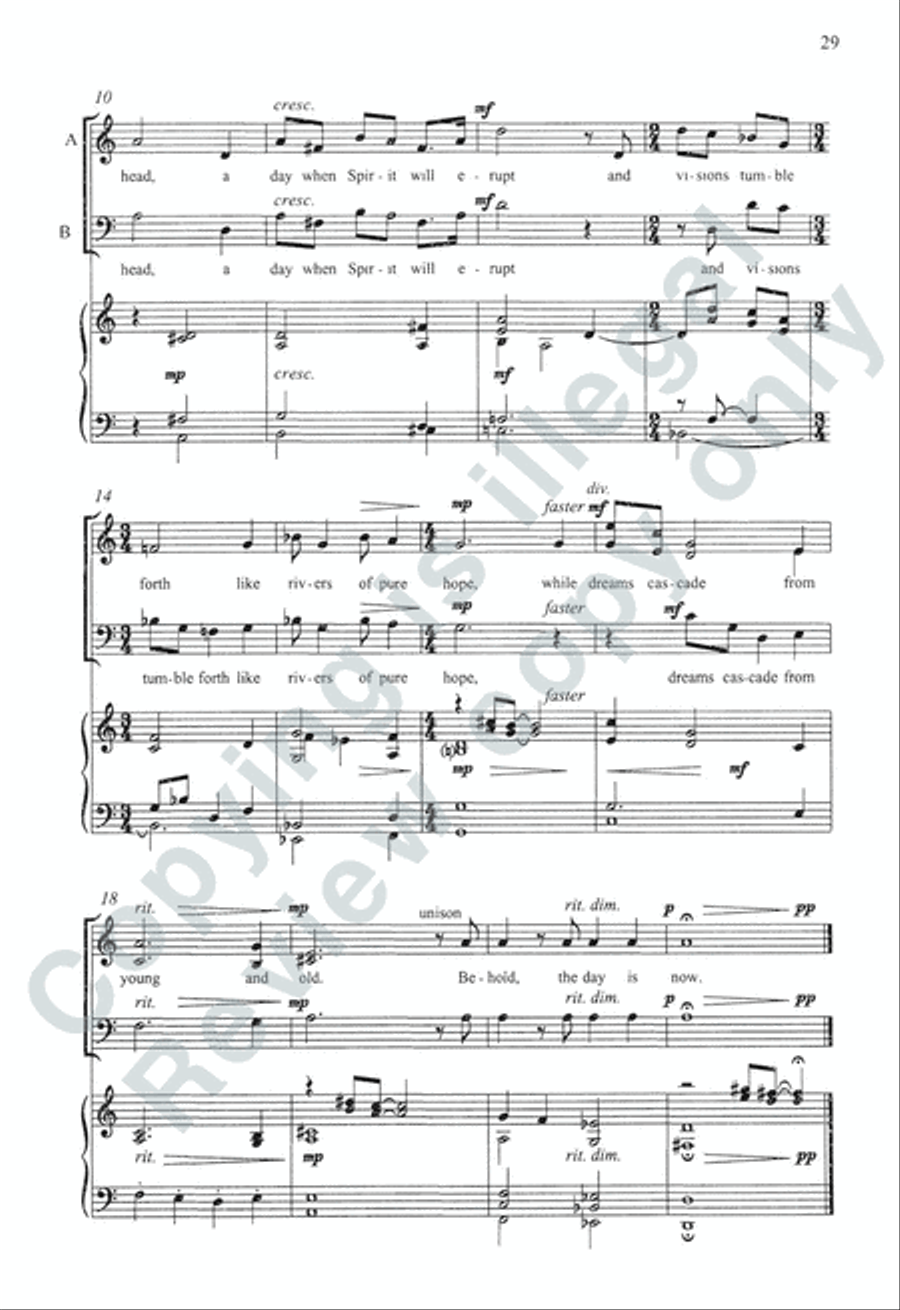 Somerset Anthem Books, Volume III (Holy Spirit) 3-Part scores gallery preview page 14