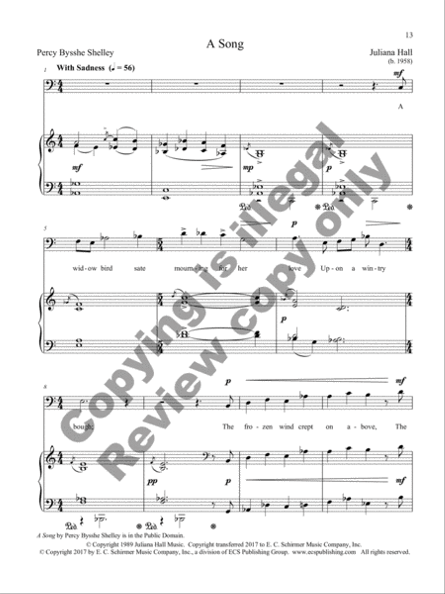 Winter Windows Baritone Voice scores gallery preview page 23