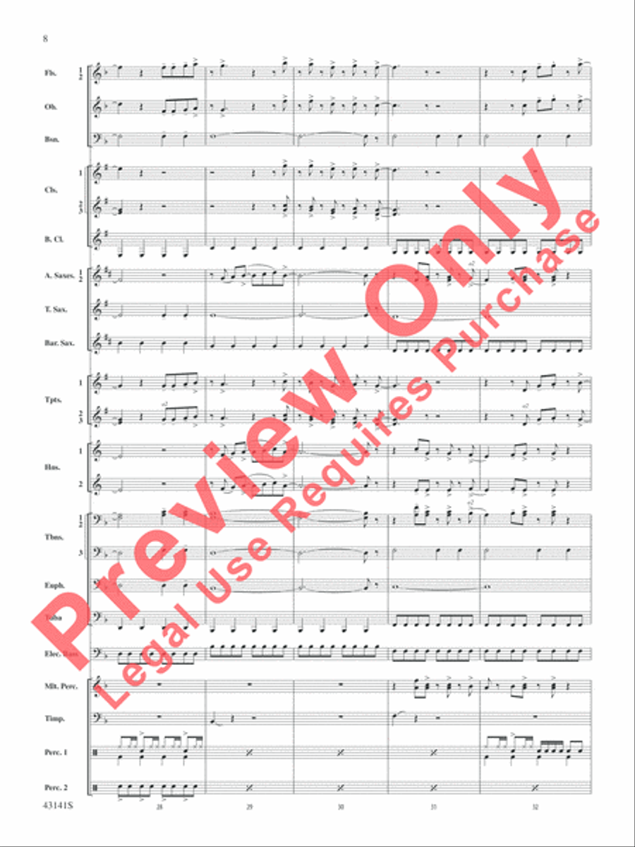 Bruno Mars Greatest Hits Bruno Mars Greatest Hits Concert Band scores gallery preview page 9