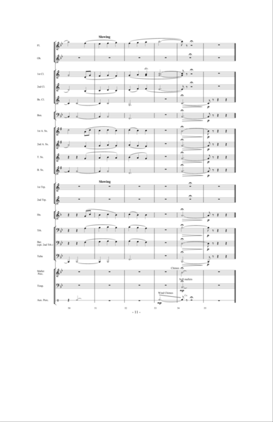 A Distant Light Concert Band scores gallery preview page 10
