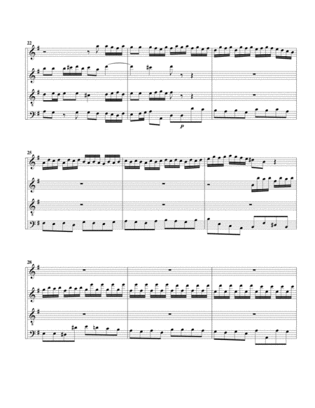 Concerto grosso, Op.3., no.3, HWV 314 (arrangement for 4 recorders)