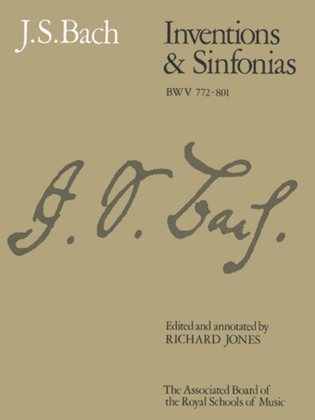 Book cover for Inventions & Sinfonias