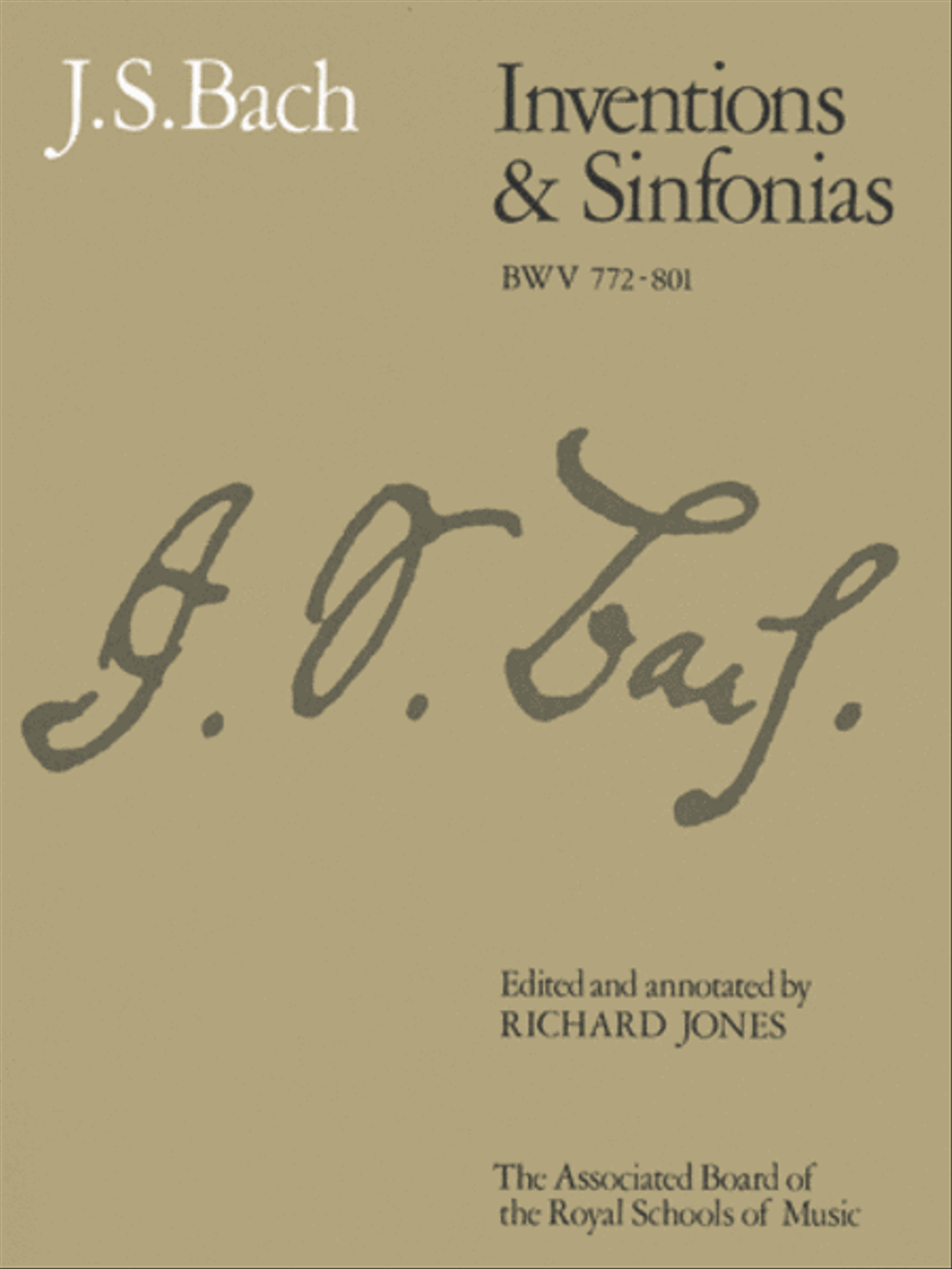 Book cover for Inventions & Sinfonias