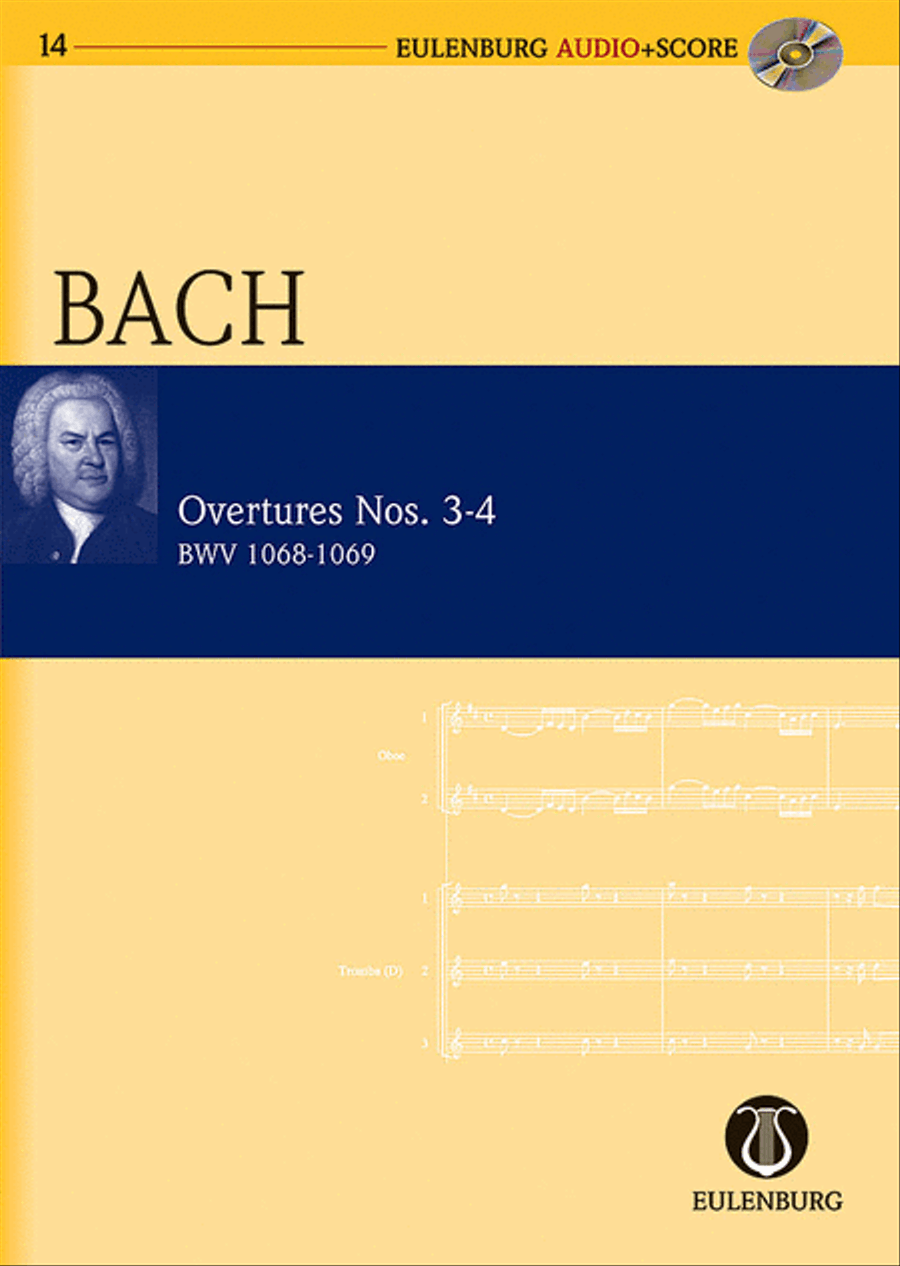 Overtures Nos. 3-4 BWV 1068-1069 Orchestra scores gallery preview page 1