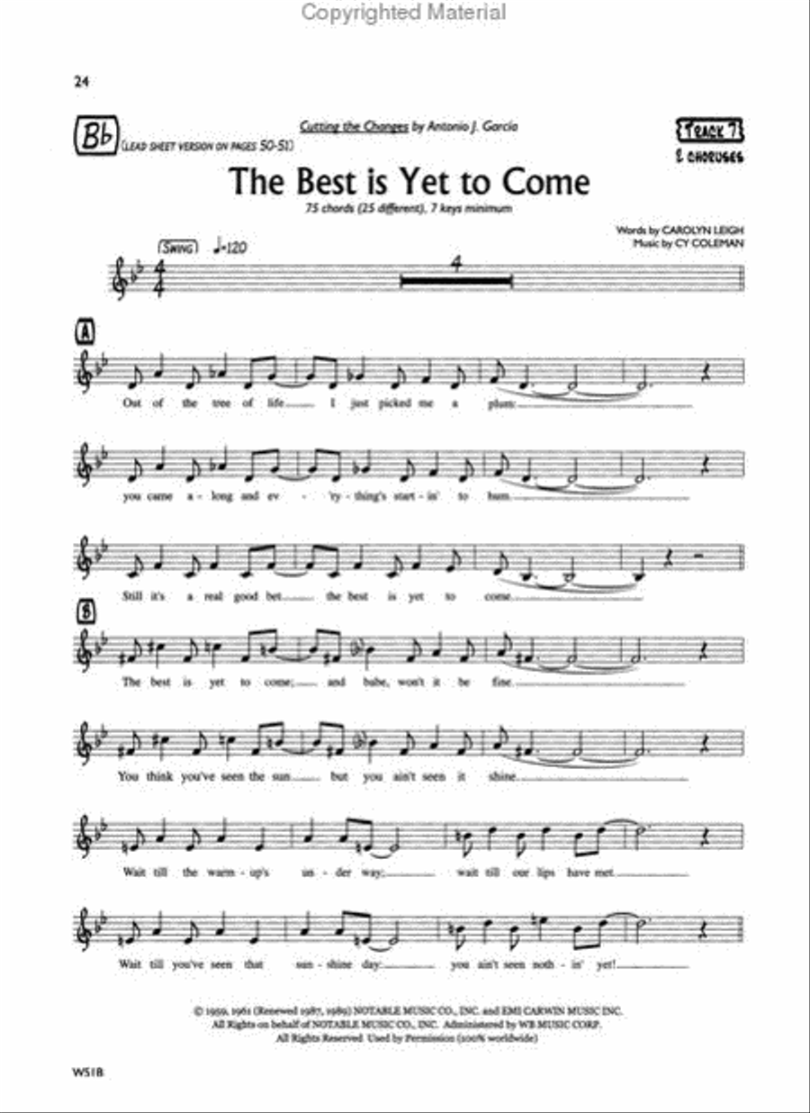 Cutting The Changes: Jazz Improvisation Via Key Centers - B Flat Edition B-Flat Instrument scores gallery preview page 4