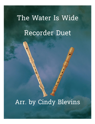 Book cover for The Water Is Wide, Recorder Duet