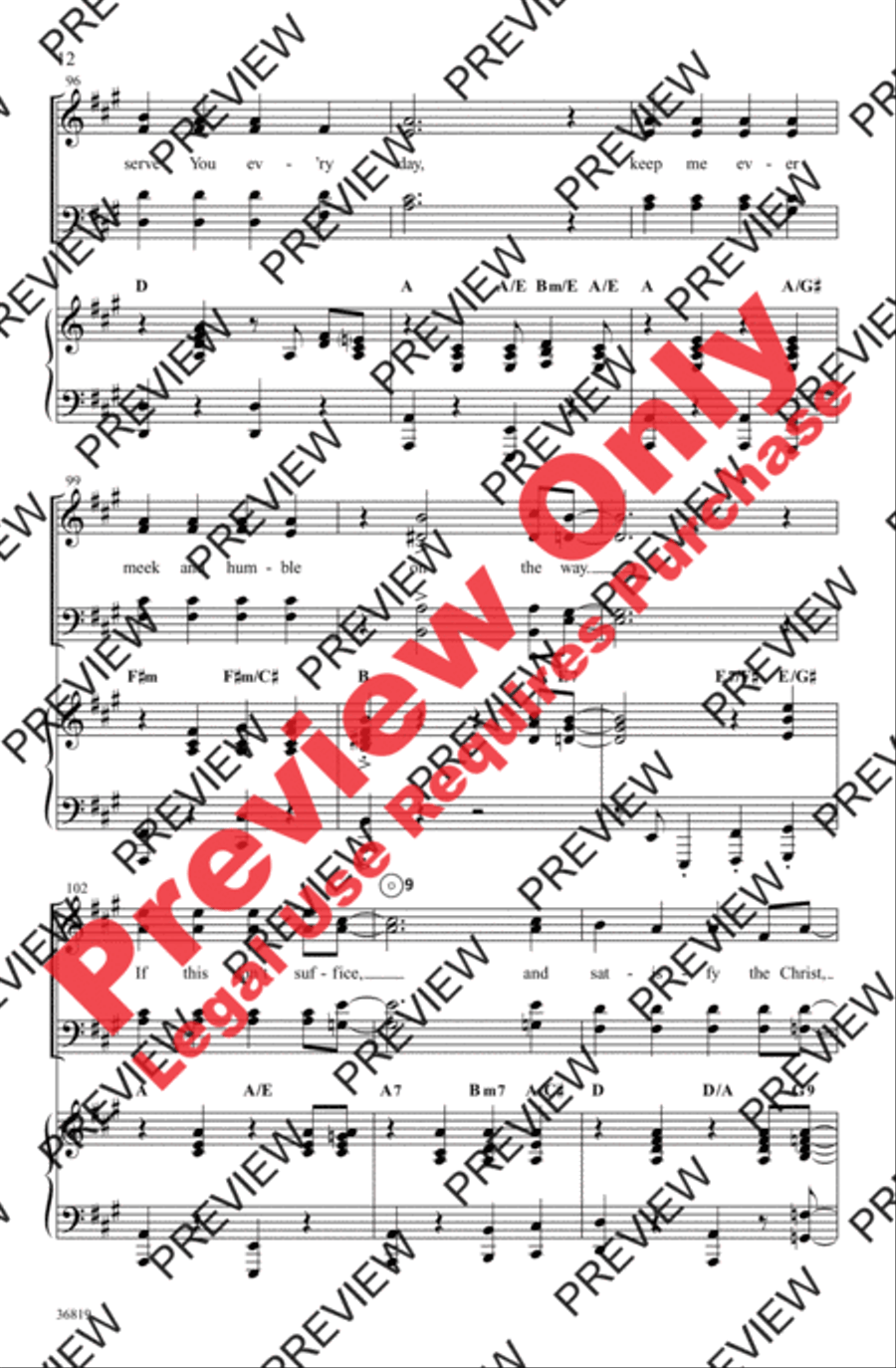 Search Me, Lord 4-Part scores gallery preview page 12