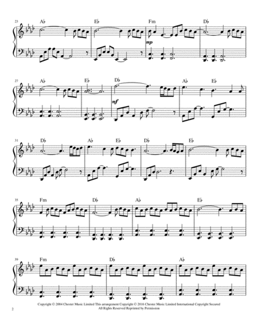 Einaudi - Nuvole Bianche (easy piano sheet, in F minor) image number null