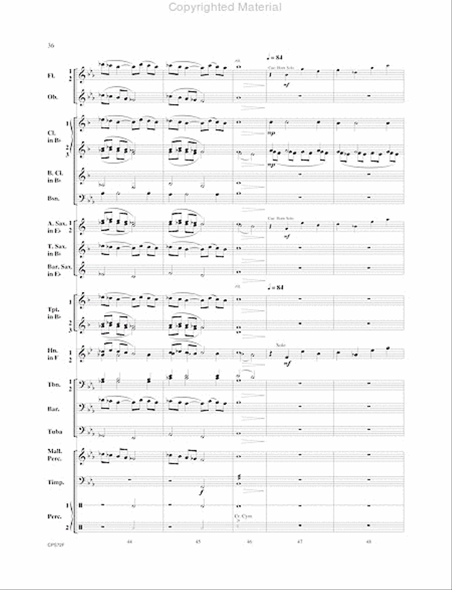 Trilogy Trilogy Concert Band scores gallery preview page 37