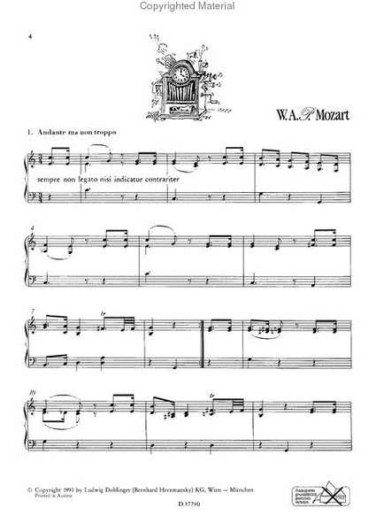 Vier Stucke fur die Trompetenuhr / Four Pieces for Trumpet Clock