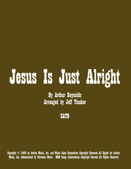 Jesus Is Just Alright image number null
