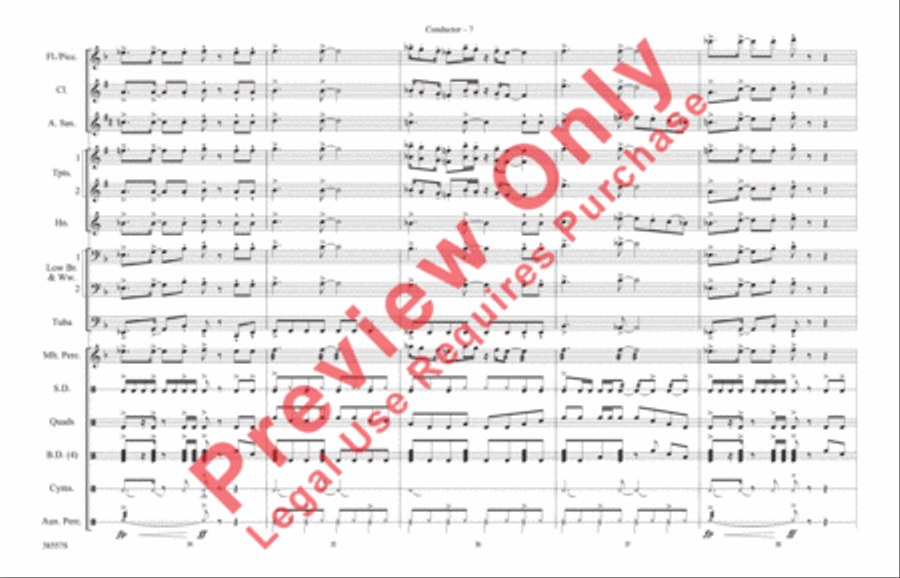 Soul Man Marching Band scores gallery preview page 8