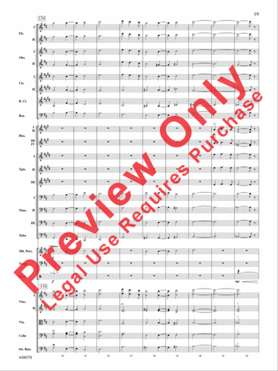 Pan: Highlights from the Warner Bros. Pictures Motion Picture Soundtrack Full Orchestra scores gallery preview page 20