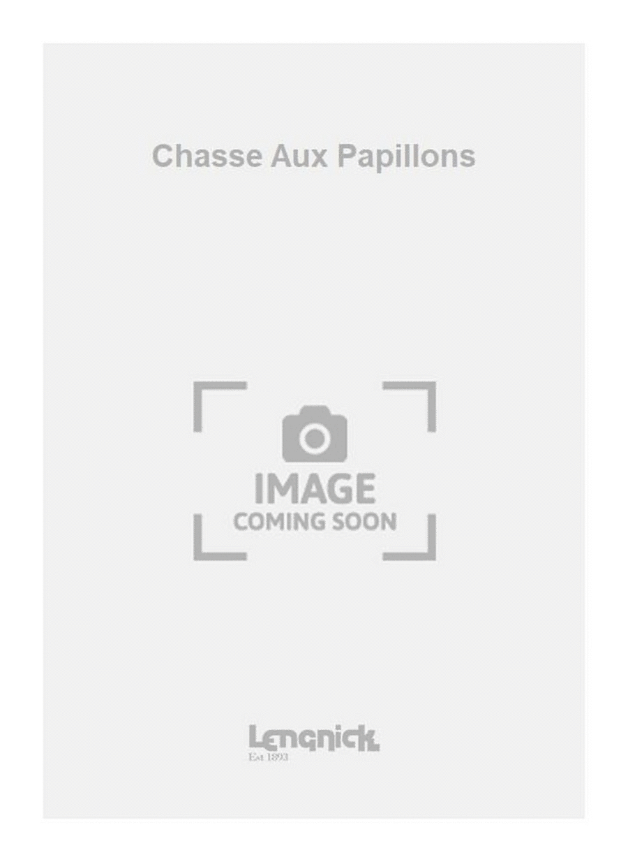 Chasse Aux Papillons Piano Solo scores gallery preview page 1