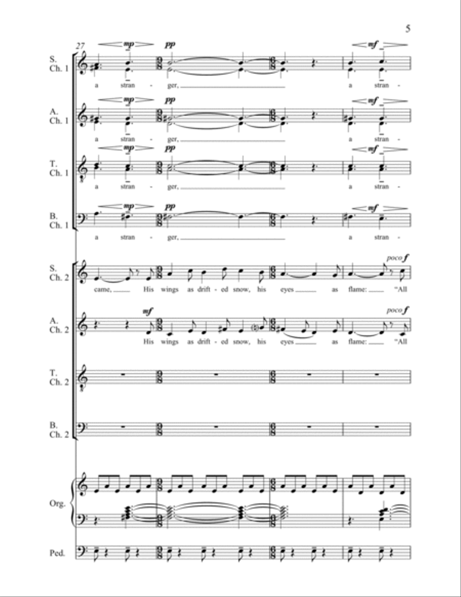 Gabriel's Message 4-Part scores gallery preview page 6