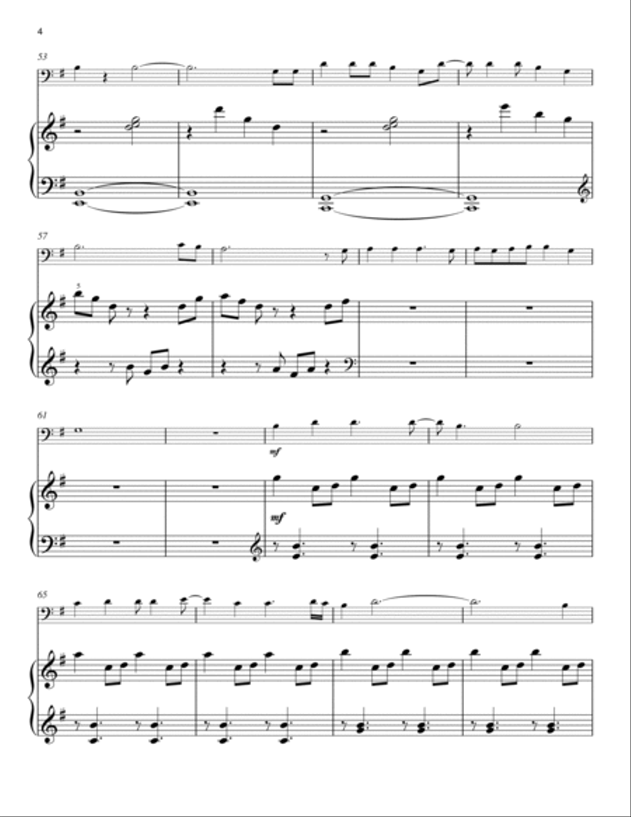 Fight Song/Amazing Grace Easy Piano scores gallery preview page 4
