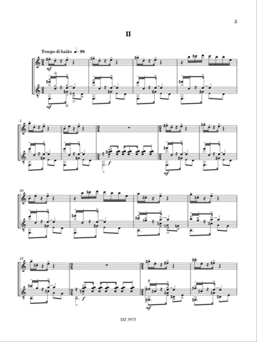 Mar y tierra Mar y tierra Classical Guitar scores gallery preview page 6