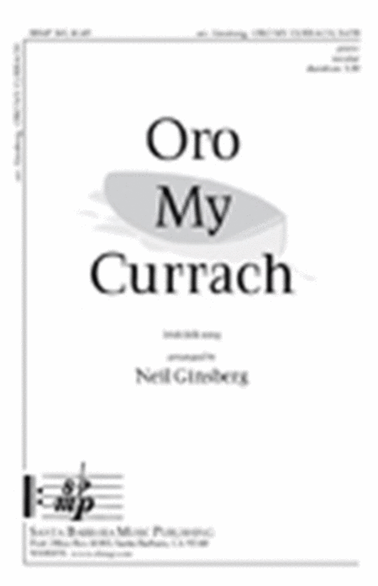 Oro My Currach - SATB Octavo image number null