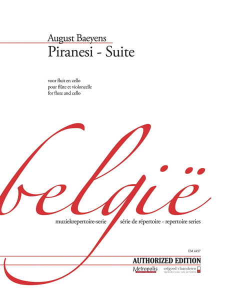 Piranesi Suite for Flute and Cello