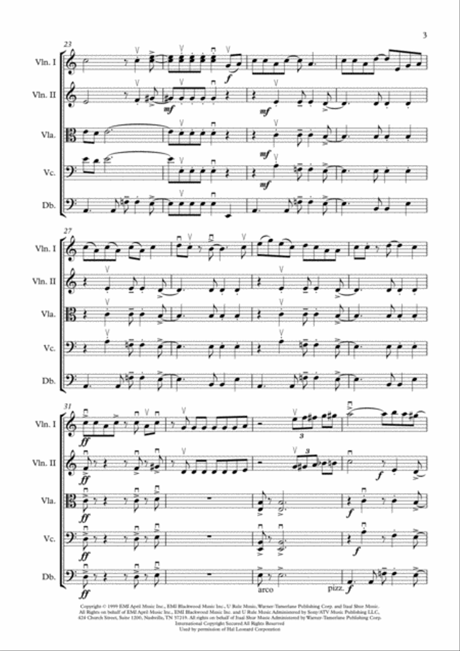 Smooth String Quintet scores gallery preview page 3