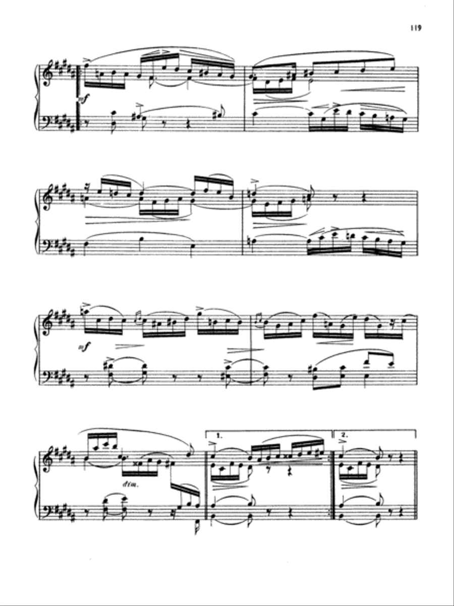Arensky: Twenty-four Morceau Characteristiques, Op. 36 Piano Solo scores gallery preview page 3