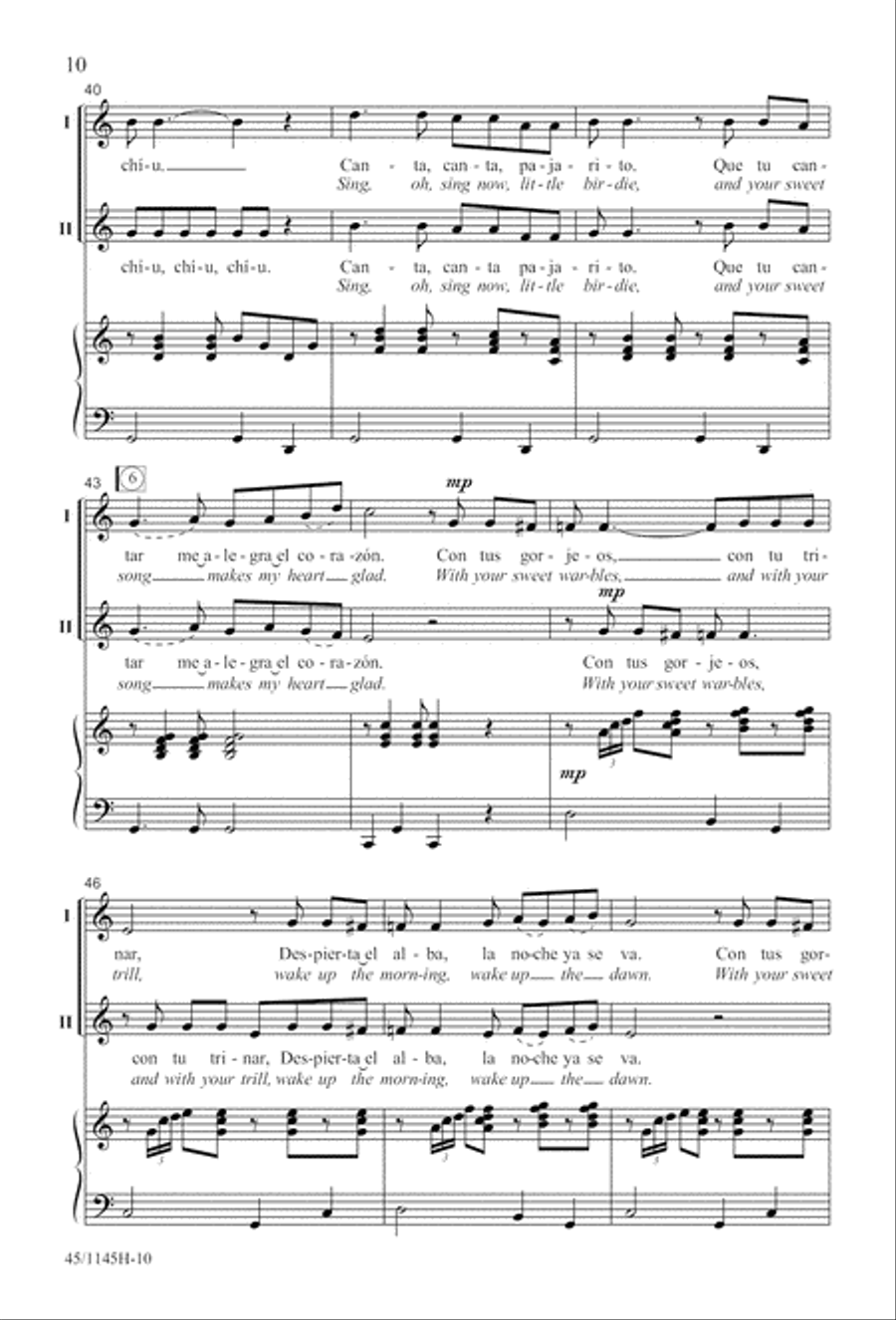We Sing the World Around 2-Part scores gallery preview page 11
