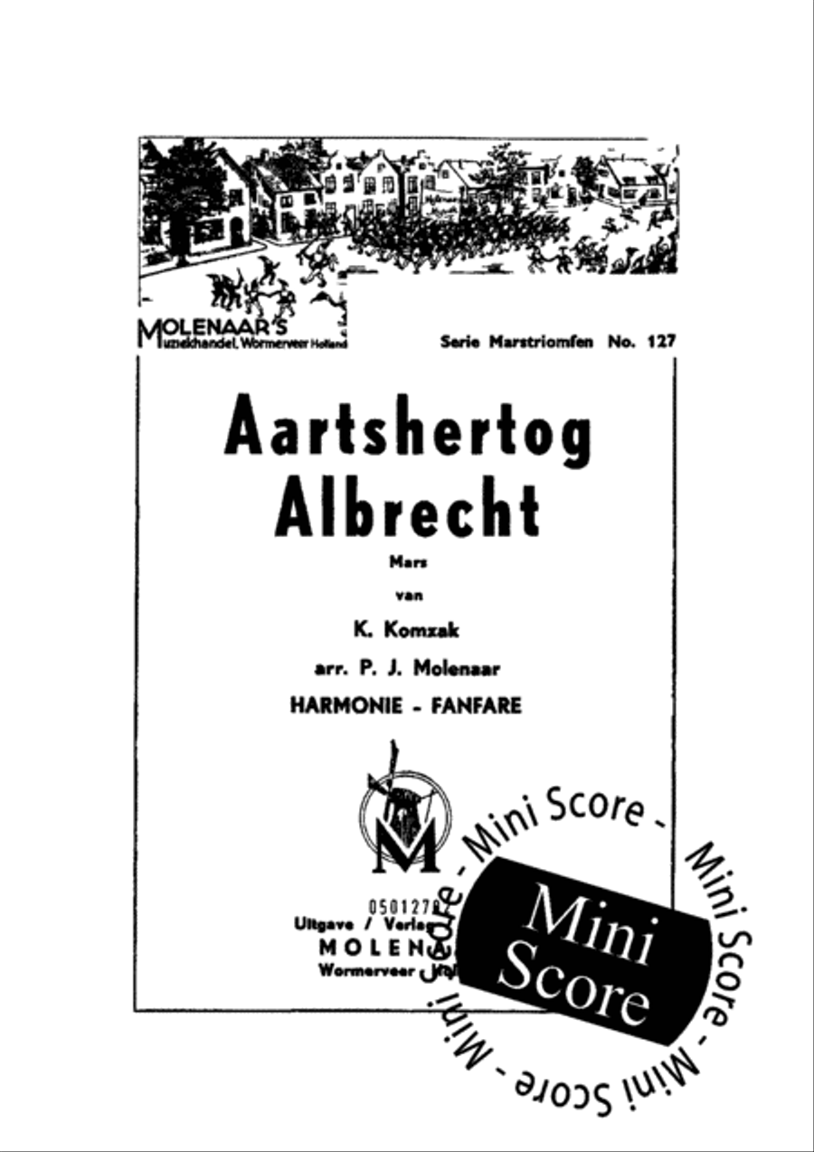 Aartshertog Albrecht Concert Band scores gallery preview page 3
