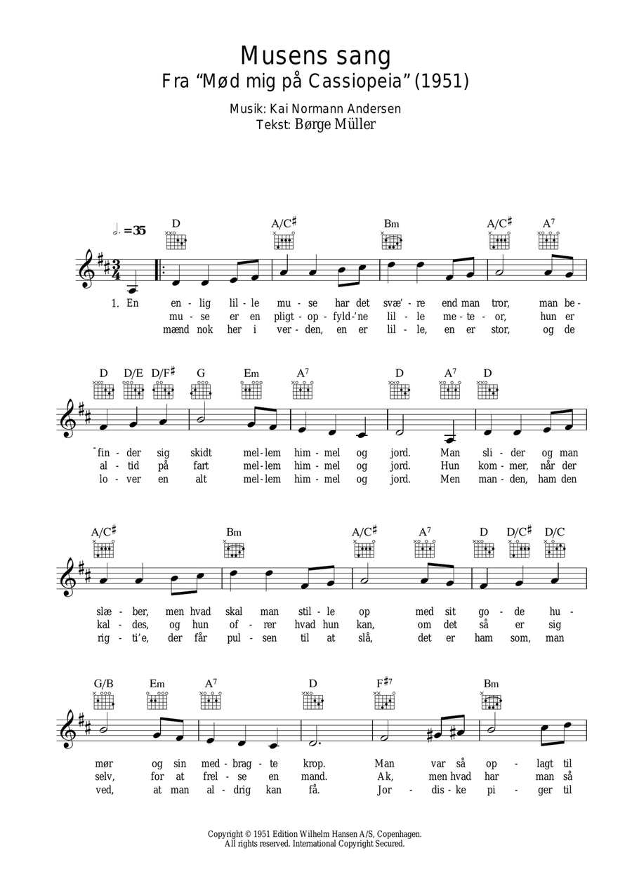 Musens Sang