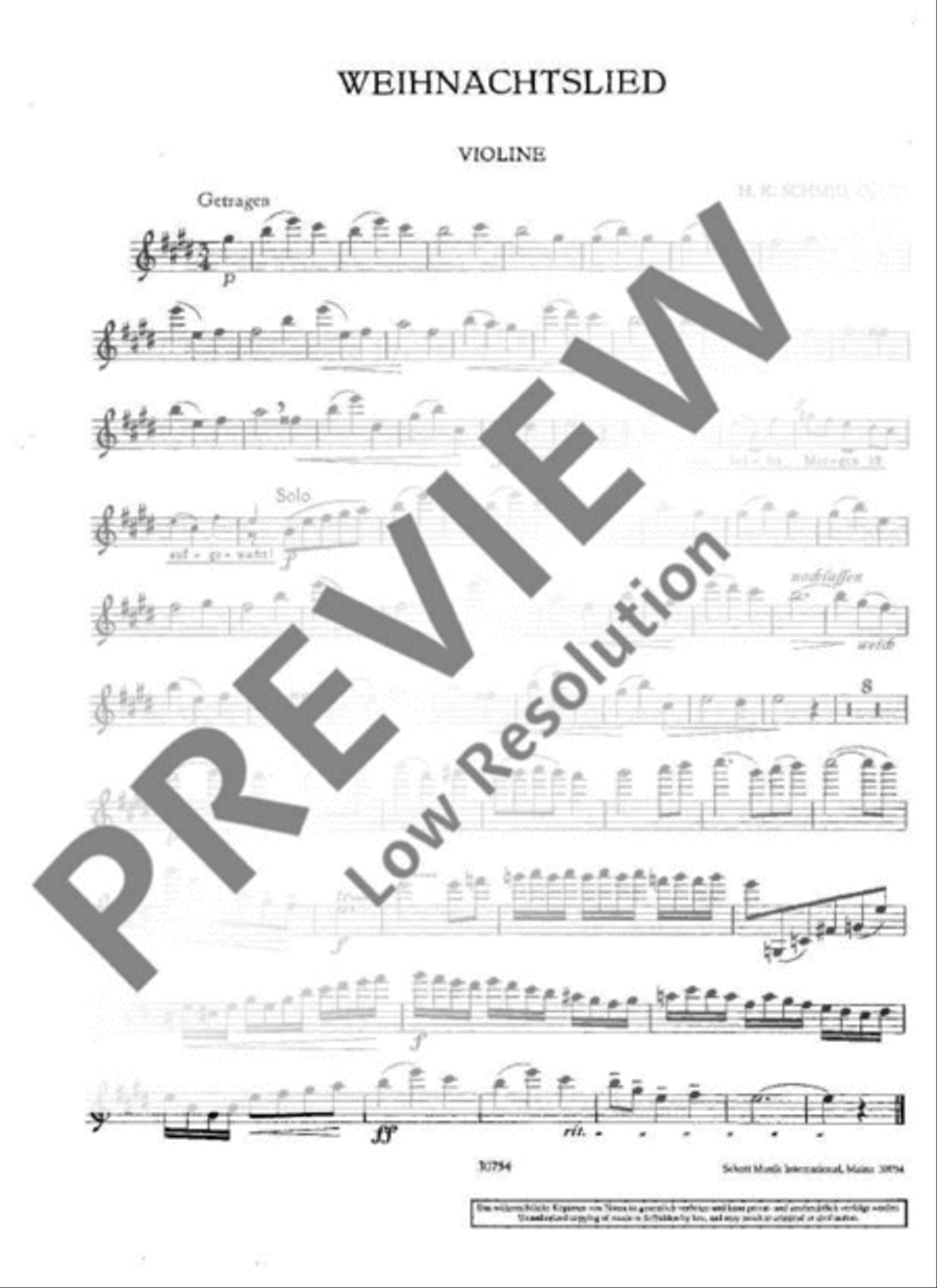 Weihnachtslieder Children's Choir scores gallery preview page 17
