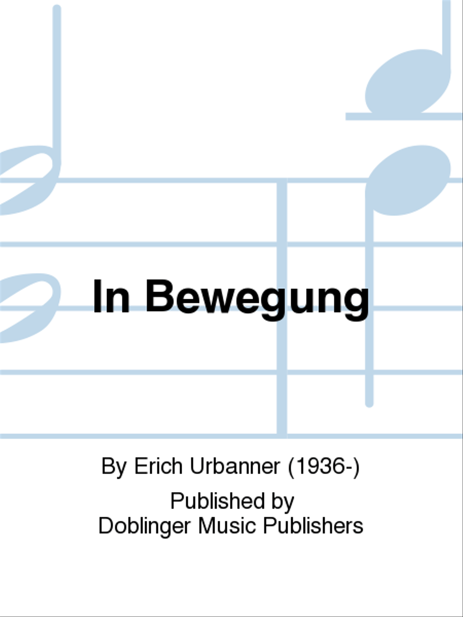 ... in Bewegung ... Piano Trio scores gallery preview page 1