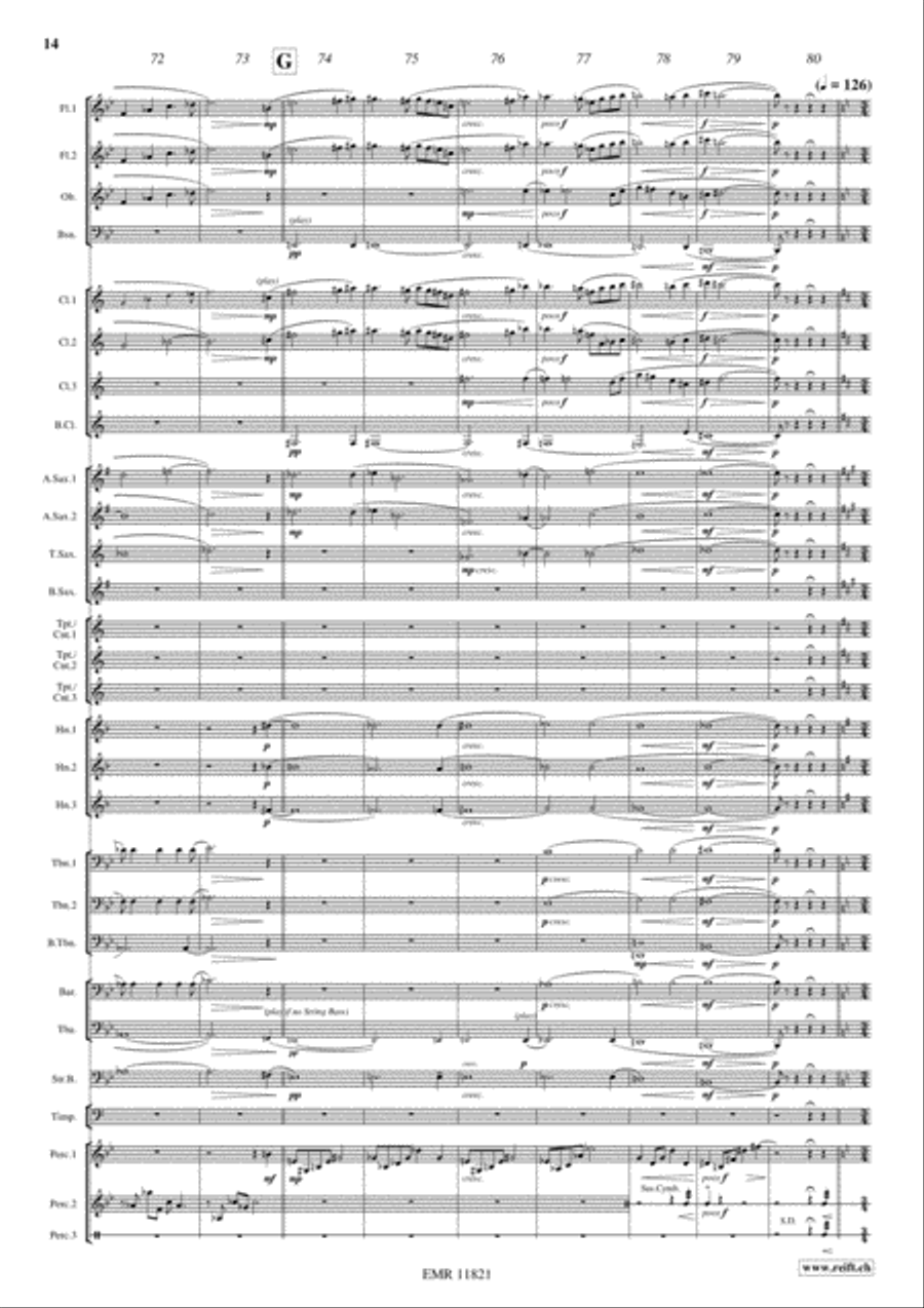 King Solomon's Mines Concert Band scores gallery preview page 15