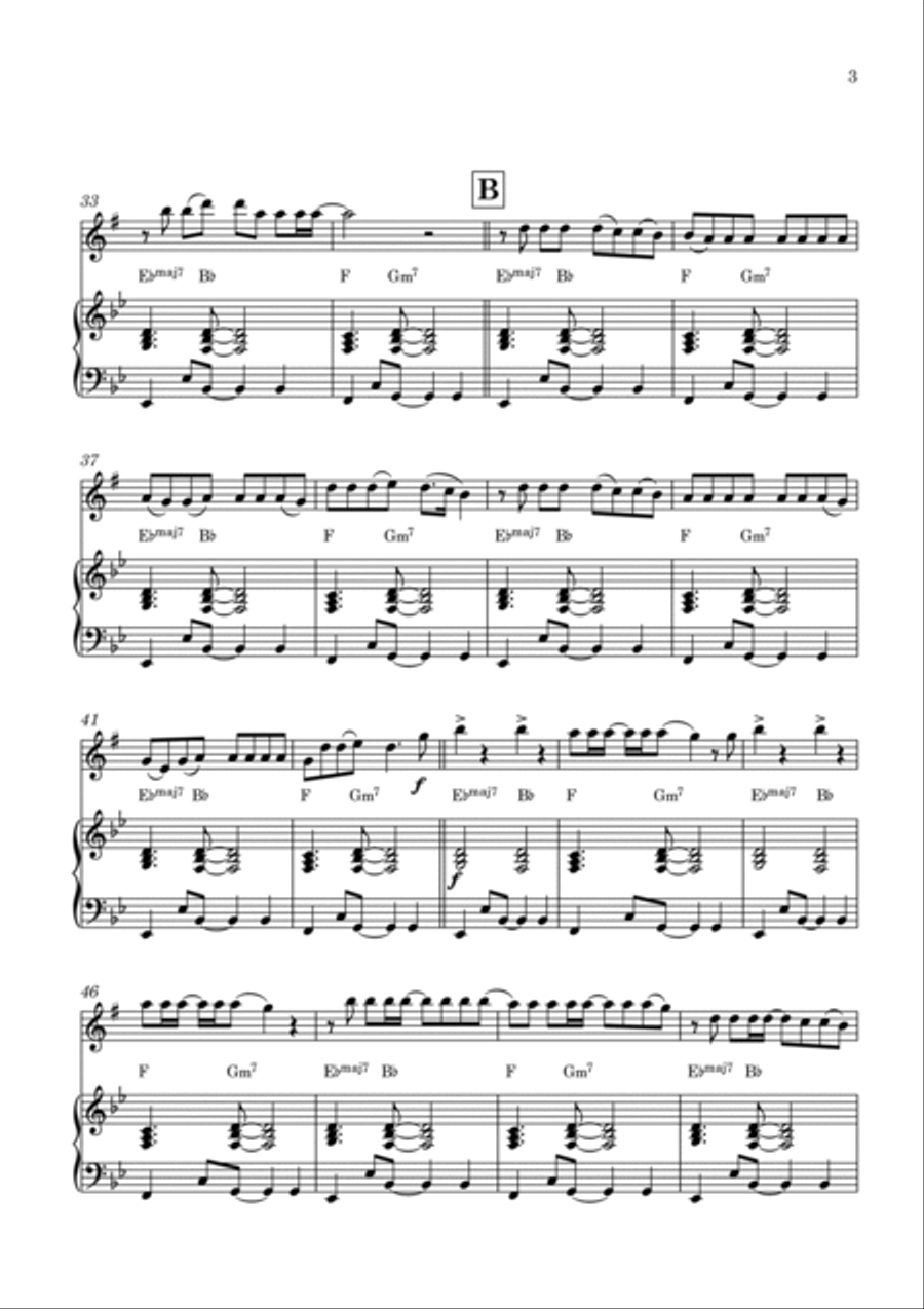 Anti-hero Alto Saxophone scores gallery preview page 3