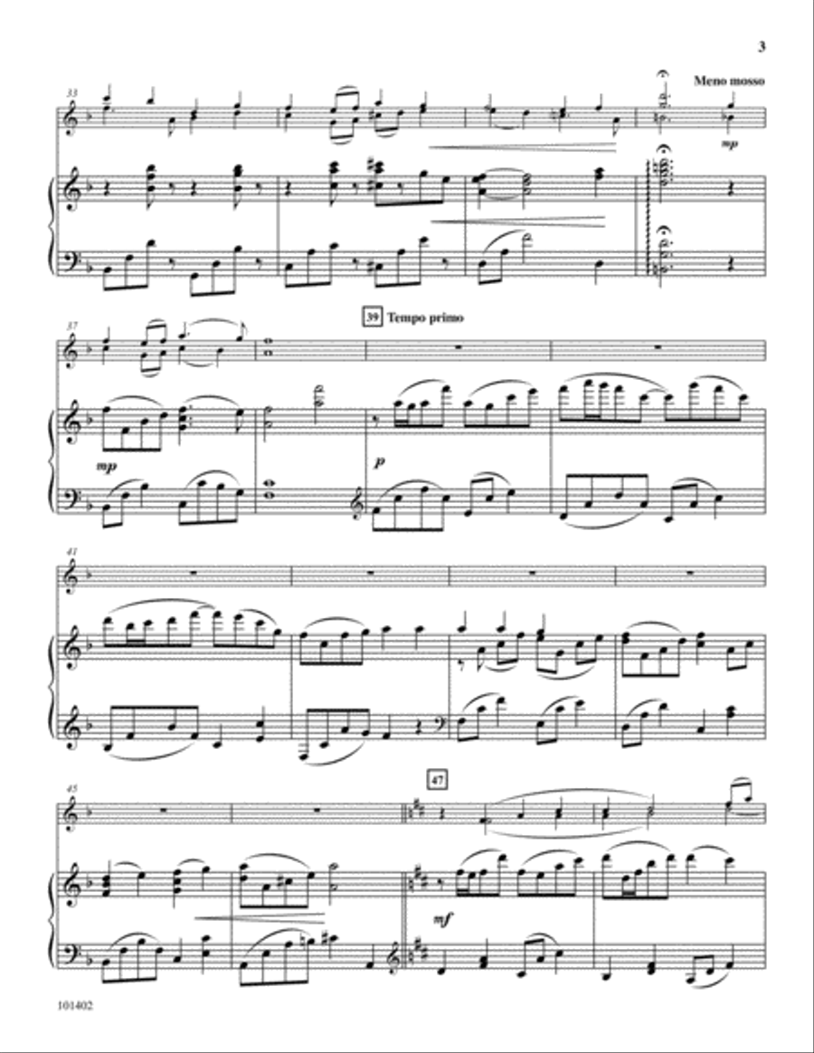 O Little Town of Bethlehem Small Ensemble scores gallery preview page 3